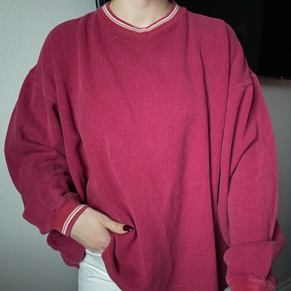Maroon vintage jazzman crewneck